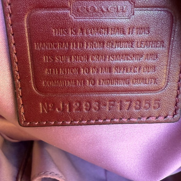 👜 Coach Patent Leather Gallery Tote – Deep Cherry Red 🍒 - Picture 9 of 9